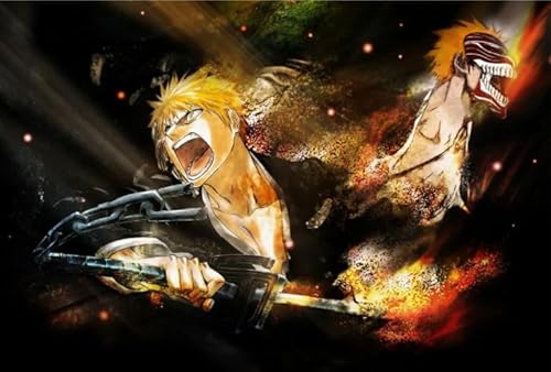 1000 Teile ，Stressabbau-Spielzeug Für Erwachsene ，Classic Japanese Anime Bleachs Kurosaki.Ichigo Posters ， Lernspielzeug Für Kinder - Zp90Aw von WDZFF