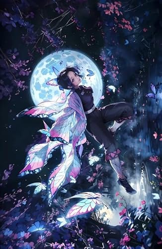 1000 Teile - Japanese Animes Demons Tanjirou Nezuko Plakat - Buntes Unregelmäßiges Puzzles - Lernspielzeug Für Kinder - Erwachsene Personalisierte Herausforderung Spielzeug - Zy235Ps von WDZFF