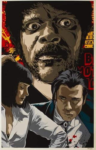 1000 Teile Puzzle， Pulps Films Fictions Uma Thurman Plakats,Abstract Irregular Puzzle,Für Adult's Lernspielzeug Für Familien,Wand Kunst Dekoration Fw500Zw von WDZFF
