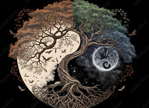 1000 Teile Puzzle,Abstract Tai Chi Trees Art Plakats,Für Lernspielzeug Für Familien,Spiele Zur Stressreduzierung Für Familien,Erwachsene Challenge Game Fw215Zw 1000 Teile Puzzle,Abstract Tai Chi Trees Art Plakats,Für Lernspielzeug Für Familien,Spiele Zur Stressreduzierung Für Familien,Erwachsene Challenge Game Fw215Zw von WDZFF