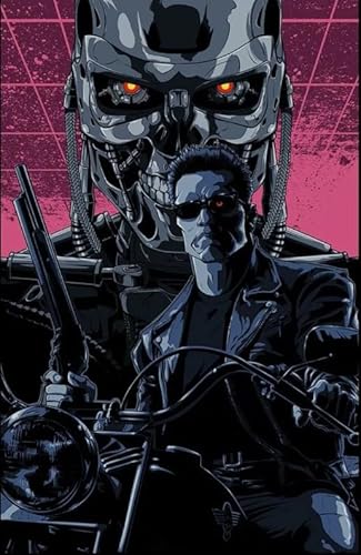 1000 Teile Puzzle ，Classic Film Terminators Posters ，Spiele Zur Stressreduktion In Der Familie - Zp71Aw von WDZFF