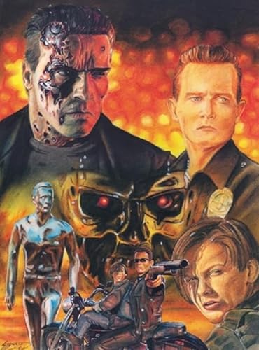 1000 Teile Puzzle ，Classic Film Terminators Posters ，Spiele Zur Stressreduktion In Der Familie - Zp74Aw von WDZFF