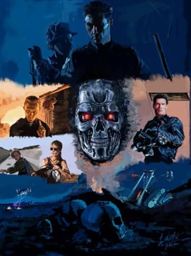 1000 Teile Puzzle ，Classic Film Terminators Posters ，Spiele Zur Stressreduktion In Der Familie - Zp75Aw von WDZFF