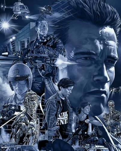 1000 Teile Puzzle ，Classic Film Terminators Posters ，Spiele Zur Stressreduktion In Der Familie - Zp76Aw von WDZFF
