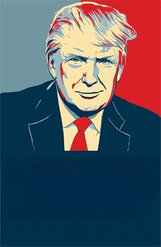 1000 Teile Puzzle ，Trumps Abstrakt Kunst Plakats, Bunte Und Schwierige Puzzles, Spiele Zur Stressreduzierung Für Familien,Ältere Menschen Gedächtnis Kognition Spiele - Zy270Ps von WDZFF