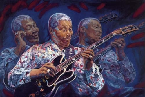 1000 Teile Puzzle - American Singers B. King - Für Spielzeug Für Erwachsene Lernspiele Poster - Colour Puzzle - Zp359Aw von WDZFF