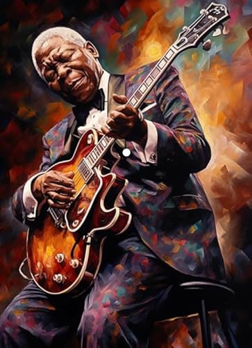 1000 Teile Puzzle - American Singers B. King - Für Spielzeug Für Erwachsene Lernspiele Poster - Colour Puzzle - Zp363Aw von WDZFF