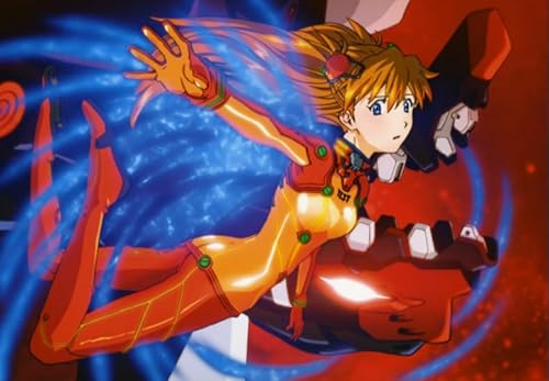1000 Teile Puzzle - Classic Japanese Anime Ayanami Rei Evangelions - Puzzles Für Erwachsene Und Jugendliche - Gedächtnis- Und Kognitions Spiel - Zp365Aw von WDZFF