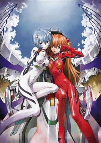 1000 Teile Puzzle - Classic Japanese Anime Ayanami Rei Evangelions - Puzzles Für Erwachsene Und Jugendliche - Gedächtnis- Und Kognitions Spiel - Zp366Aw von WDZFF
