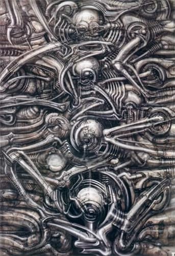1000 Teile Puzzles,H.R.Giger Surreal Painting,Abstract Puzzles,Für Memory-Spiele Für Adults,Lernspielzeug Für Familien Fw292Zw von WDZFF