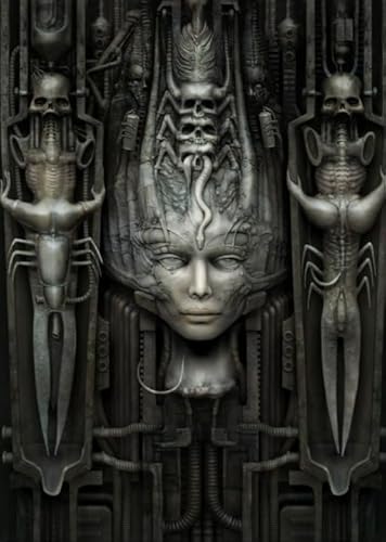 1000 Teile Puzzles,H.R.Giger Surreal Painting,Abstract Puzzles,Für Memory-Spiele Für Adults,Lernspielzeug Für Familien Fw293Zw von WDZFF