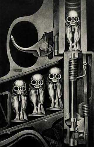 1000 Teile Puzzles,H.R.Giger Surreal Painting,Abstract Puzzles,Für Memory-Spiele Für Adults,Lernspielzeug Für Familien Fw296Zw von WDZFF