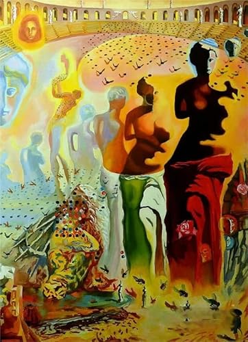 1000 Teile Puzzles,Salvadors Abstract Art Painting,Für Personalisiertes Puzzle-Spielzeug Für Erwachsene,Familie Stressabbau Spielzeug,Home Decor Fw337Zw von WDZFF