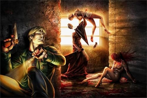 1000 Teile Puzzles,Silents Horror Films Posters,Familien Spiele Zur Stressreduzierung,Erwachsene Puzzle Challenge Spiel Kq51Zy von WDZFF