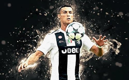 1000 Teile Puzzles,Soccer Players7 Poster Picture,Colorful,Lernspielzeug Für Kinder,Erwachsene Puzzle Challenge Spiel Hq288Zd von WDZFF