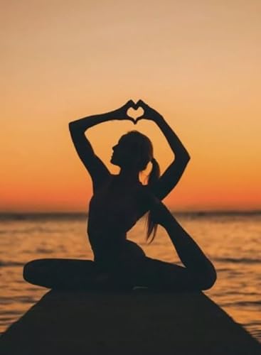 Beach Yogass Meditations Posters ，Für Lernspielzeug Für Erwachsene ，1000 Teile Unregelmäßige Puzzles ，Gedächtnis Spiel Für Senioren - Zp253Aw von WDZFF