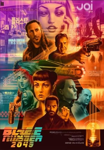Colour Puzzle - 1000 Teile Puzzle - K Runnerss 2049 Movie Poster - Für Spielzeug Für Erwachsene Lernspiele Poster - Zp346Aw von WDZFF