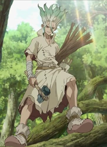 Japanese Animes Dr.Stone Plakats Bild - Für Kinder Spielzeug Lernspiele Spiele - Colour - Puzzles 1000 Teile Fw44Zw von WDZFF
