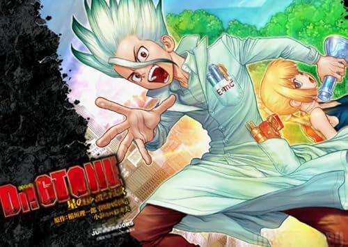 Japanese Animes Dr.Stone Plakats Bild - Für Kinder Spielzeug Lernspiele Spiele - Colour - Puzzles 1000 Teile Fw46Zw von WDZFF