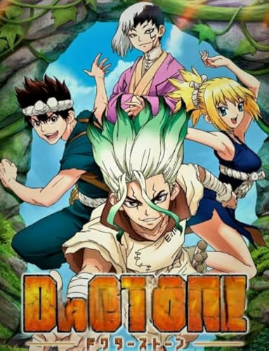 Japanese Animes Dr.Stone Plakats Bild - Für Kinder Spielzeug Lernspiele Spiele - Colour - Puzzles 1000 Teile Fw47Zw von WDZFF