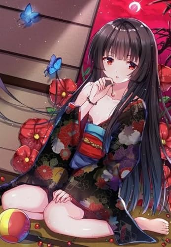 Japanese Animes Hellss Girlss Plakat Art,Puzzles Puzzle 1000 Teile,Für Erwachsene Personalisierte Herausfürderung Spielzeug,Children's Personalisiertes Puzzle-Spielzeug Für Erwachsene Fw127Zw von WDZFF