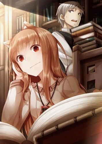 Japanese Animes Spicess and Wolfss,Puzzle 1000 Teile,Lernspielzeug Für Kinder,Erwachsene Puzzle Challenge Spiel Kq238Zy von WDZFF