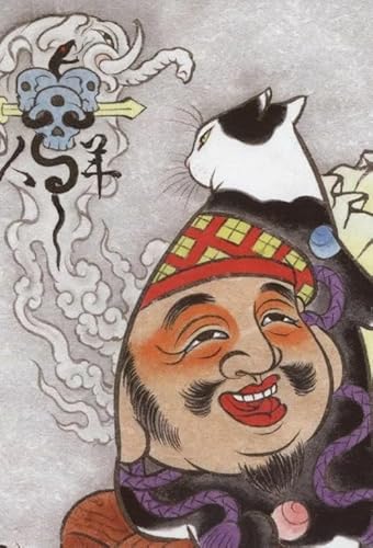 Japanese Tattoos Cat Kunst Plakat - Puzzle 1000 Stück - Schwierige Unregelmäßige Puzzle Teile - Adult Fun Challenge Spielzeug - Wand Kunst Dekoration - Zy73Ps von WDZFF