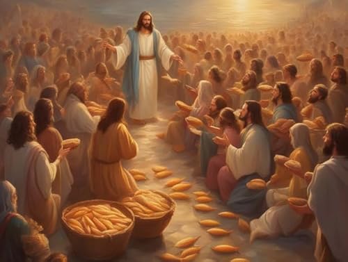 Jesus, Art Colour Jigsaw, 1000 Stück, Fun Spiel Toy Posters Educational Spiel for Memory Spiels for The Ältere BE67KA von WDZFF
