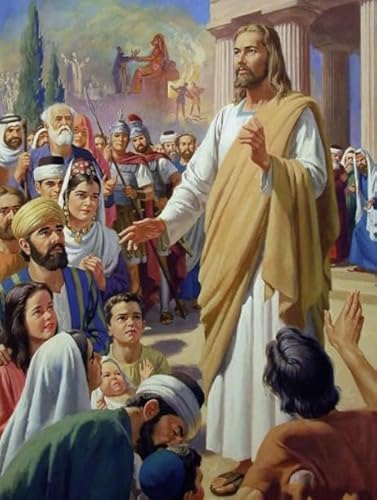 Jesus, Art Colour Jigsaw, 1000 Stück, Fun Spiel Toy Posters Educational Spiel for Memory Spiels for The Ältere BE68KA von WDZFF