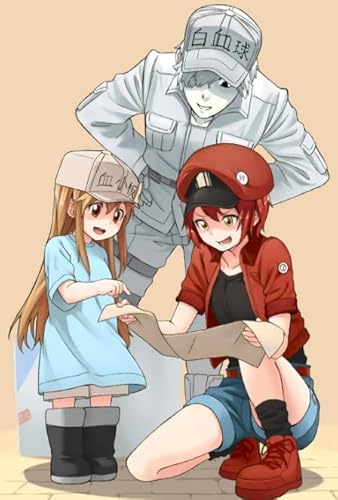 Jigsaw 1000 Pieces,Anime Hakkekkyuu Leukocyte,Posters Puzzle Game,Lernspielzeug Für Erwachsene WDZFF Zy72Zp von WDZFF