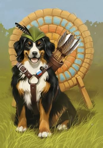 Puzzle 1000 Teile, Laufhunds Dog Art Picture,Familien Spiele Zur Stressreduzierung,Erwachsene Puzzle Challenge Spiel Kq174Zy von WDZFF