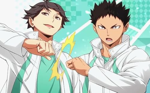 Puzzle 1000 Teile,Für Kinder Spielzeug Lernspiele Plakat,Japanese Animes Haikyuu,Puzzles Für Erwachsene Und Jugendliche Fw08Zw von WDZFF