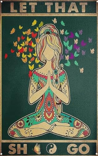 Puzzle 1000 Teile,Retro Yogass Meditations Plakats,Für Adult's Educational Toys,Memory-Spiele Für Adults，Home Decor Fw334Zw von WDZFF