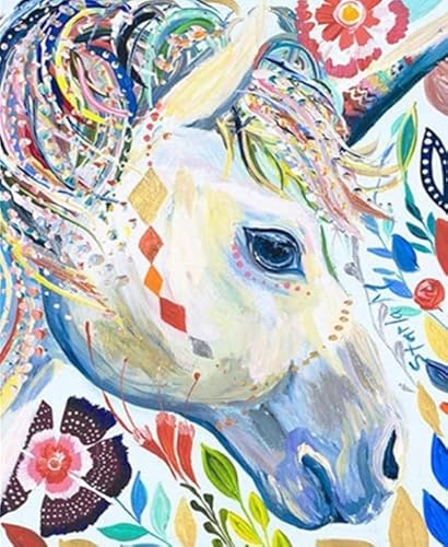 Puzzle 1000 Teile ，Abstract Animals Painting ，Fun Puzzle ，Stressabbau-Spiele Für Die Familie,Gedächtnistraining Für Erwachsene - Zp29Aw von WDZFF