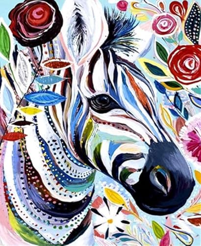 Puzzle 1000 Teile ，Abstract Animals Painting ，Fun Puzzle ，Stressabbau-Spiele Für Die Familie,Gedächtnistraining Für Erwachsene - Zp30Aw von WDZFF