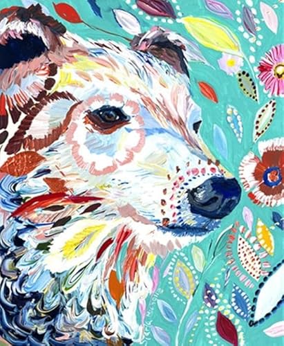 Puzzle 1000 Teile ，Abstract Animals Painting ，Fun Puzzle ，Stressabbau-Spiele Für Die Familie,Gedächtnistraining Für Erwachsene - Zp33Aw von WDZFF