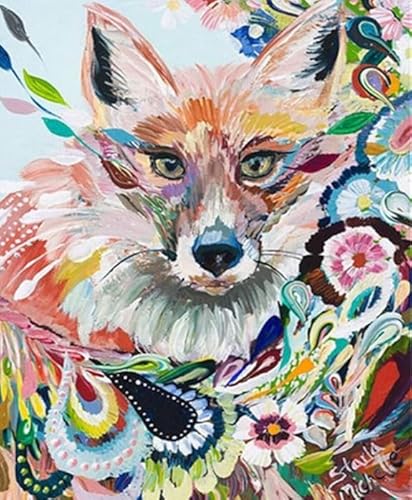 Puzzle 1000 Teile ，Abstract Animals Painting ，Fun Puzzle ，Stressabbau-Spiele Für Die Familie,Gedächtnistraining Für Erwachsene - Zp34Aw von WDZFF
