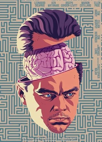 Puzzle 1000 Teile ，Film Inceptions Art Posters ，Unregelmäßige Puzzles ，Gedächtnisspiele Für Erwachsene ，Spielzeug Zur Stressbewältigung Für Familien - Zp133Aw von WDZFF