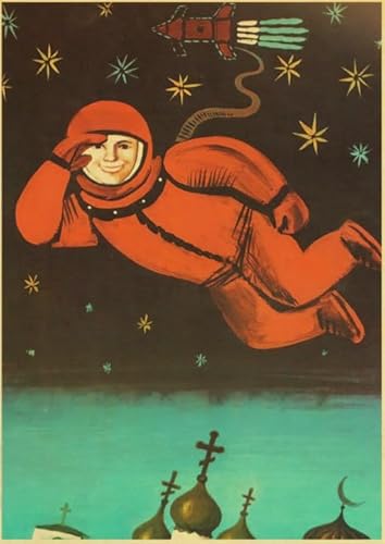 Puzzle1000 Stück - Soviets Spaceflights Kunst Plakat - Personalisiertes Puzzle-Spielzeug Für Kinder Und Erwachsene - Wand Kunst Dekoration - Adult Fun Challenge Spielzeug - Zy207Ps von WDZFF