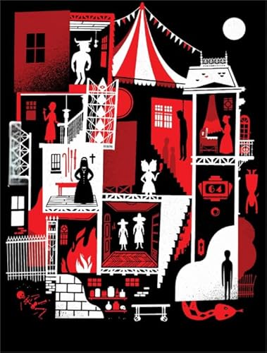 Puzzles 1000 Teile,Film Horror Story Art Plakats,Abstract Puzzles,Für Memory-Spiele Für Adults,Familie Stress Relief Spielzeug Fw243Zw von WDZFF