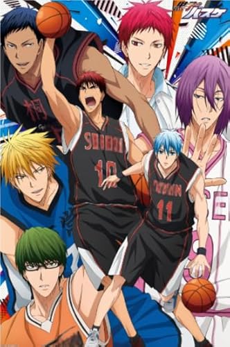 Puzzles 1000 Teile,Kuroko's Japanese Anime Poster，Colorful,Lernspielzeug Für Kinder,Erwachsene Puzzle Challenge Spiel Kq359Zy von WDZFF