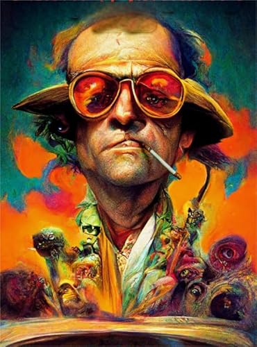 Puzzles 1000 Teile ，Classic Film Fears and Loathing Lasvegas Posters ，Gedächtnis Spiele Für Ältere Menschen ，Familie Lernspielzeug Spielzeug - Zp187Aw von WDZFF