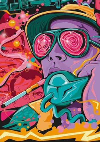 Puzzles 1000 Teile ，Classic Film Fears and Loathing Lasvegas Posters ，Gedächtnis Spiele Für Ältere Menschen ，Familie Lernspielzeug Spielzeug - Zp188Aw von WDZFF
