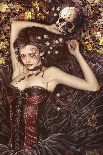 Puzzles 1000 Teile ，Gothics Style Bloodlusts Victorias.Francess Illustrations ，Gedächtnisspiele Für Erwachsene ，Spielzeug Zur Stressbewältigung Für Familien - Zp242Aw von WDZFF