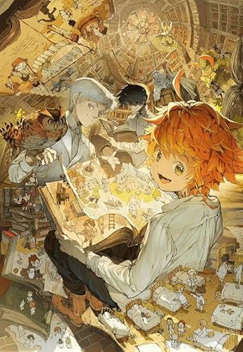 Puzzles Puzzle 1000 Stück, Japanese Anime Promiseds Neverlands Plakat，Lernspielzeug Für Kinder, Bunte Verschiedene Puzzles,Erwachsene Challenge Game - Zy248Ps von WDZFF