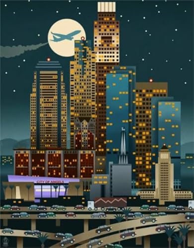 Rätsel 1000 Pcs, Retro City Travel, Colourful Jigsaw Puzzle, Erwachsene Decompression Spiel Art Posters, Memory Cognition Spiels BE648KA von WDZFF