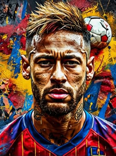 Soccer Player 10 Art Plakat - Für Personalisiertes Herausfürderungs Spielzeug Für Erwachsene - 1000 Teile Puzzle - Familienspaß Schwierige Herausfürderung Spielzeug - Wand Dekoration Kq414Zp von WDZFF