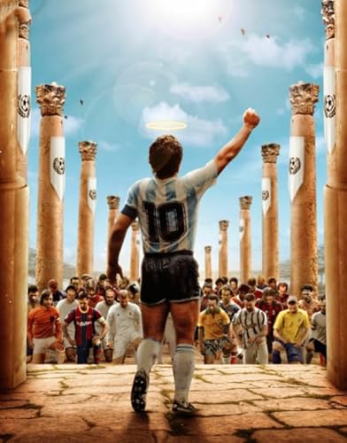 Soccer Player Maradonas Abstract Posters ，1000 Teile Puzzle ，Familienspaß Schwierige Herausfürderung Spielzeug ，Spielzeug Für Erwachsene Mit Herausfürderungen - Zp169Aw von WDZFF