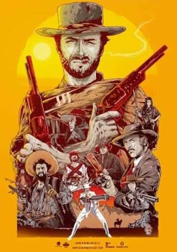 WDZFF 1000 Pcs Puzzle - Difficult Puzzle - Eastwoods Classic Film Poster - Spiele Zur Stressreduzierung Für Die Ganze Familie - Kx02Zs von WDZFF