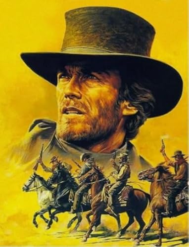 WDZFF 1000 Pcs Puzzle - Difficult Puzzle - Eastwoods Classic Film Poster - Spiele Zur Stressreduzierung Für Die Ganze Familie - Kx03Zs von WDZFF